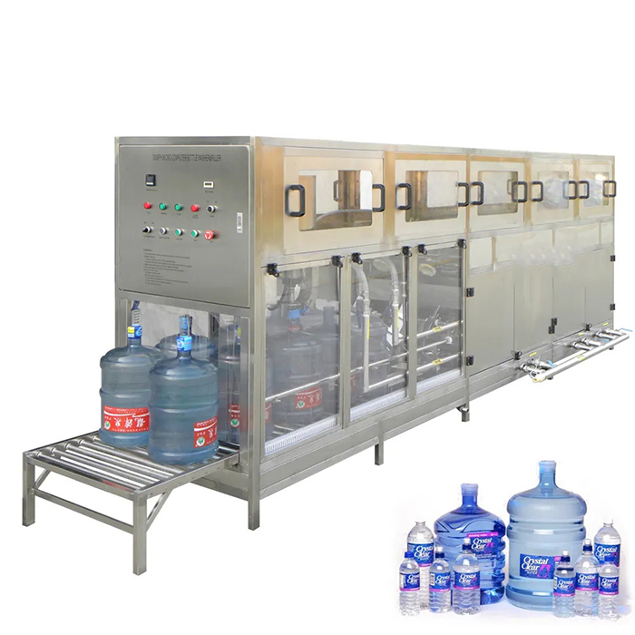 Seau de seau d'eau en bouteille de 20 litres Machine de remplissage de baril de 5 gallons