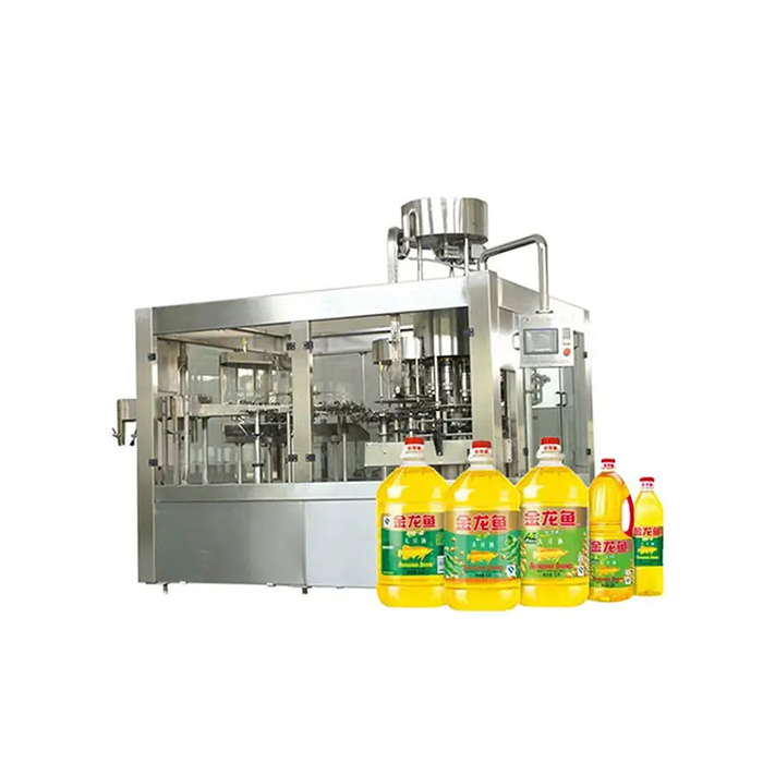 Bouteille d'huile Liquid Filling Capping Sealing 3 en 1 Machine de remplissage