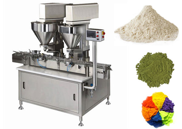 Machine de remplissage de poudre automatique à 2 têtes