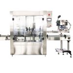 Machine de capsulage rotative de bouteille liquide ronde