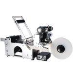 Machine à étiquettes semi-automatique pour bouteilles rondes