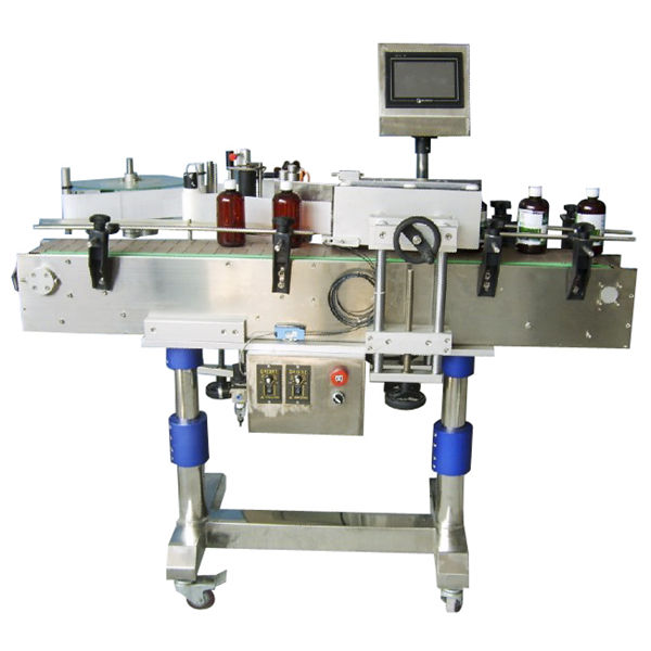 Machine à étiquettes automatique de bouteille ronde d'autocollant pour des canettes