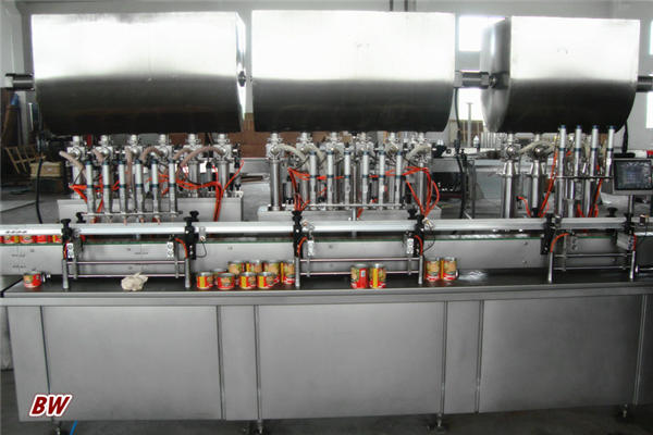 Machine de remplissage de sauce à pizza chaude automatique 