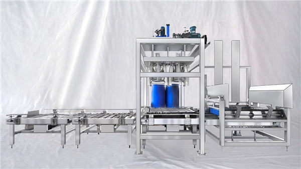 Machine de remplissage automatique pour gros tambour, capacité personnalisable, série ESDF 100-1000L