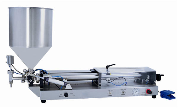 Machine de remplissage de pâte semi-automatique pour 3mL-5L