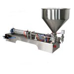 Machine de remplissage de sauce épaisse à piston semi-automatique