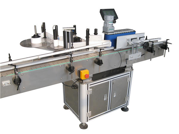 Fabricant automatique de machine à étiquettes de bouteille ronde d'autocollant